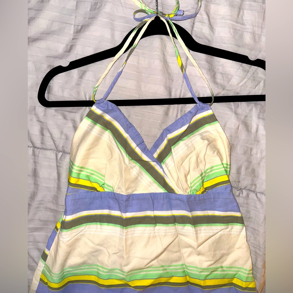 Old Navy Dresses | Old Navy Stripe Halder Dropways Sundress